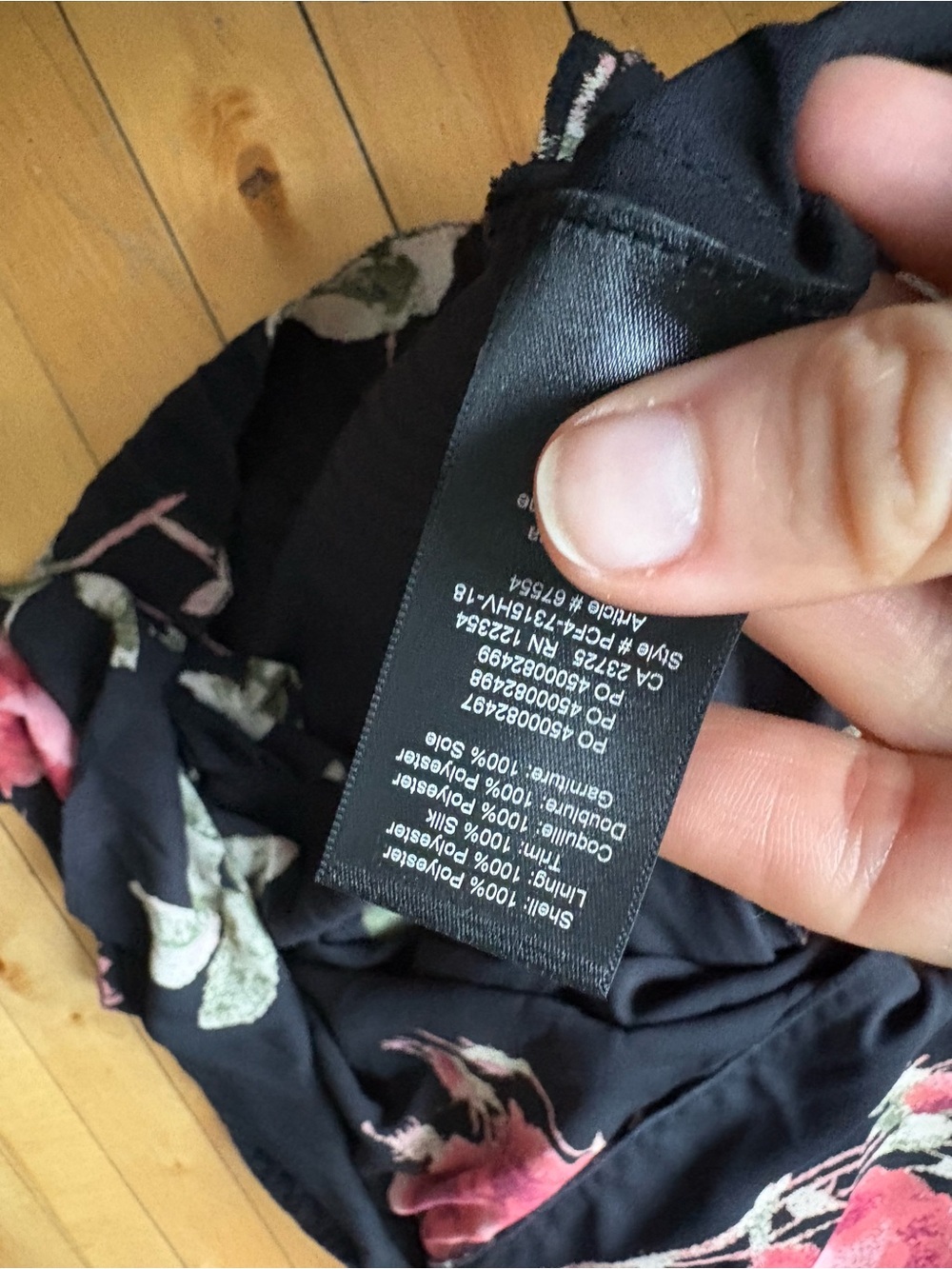 Aritzia Wilfred Sz 2 Black Dubois Floral Pleated Asymmetrical Hem Midi Skirt - Picture 9 of 9